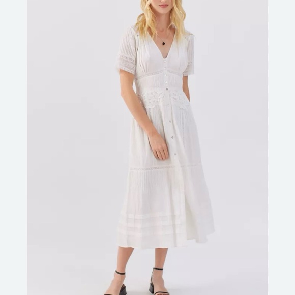 ASTR The Label Honeymoon Lace Midi Dress - Picture 3 of 11